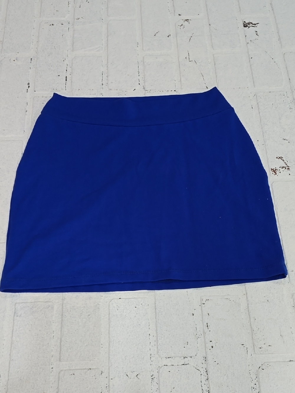 Susana Monaco Royal Blue Knit Stretch Mini Skirt SMALL